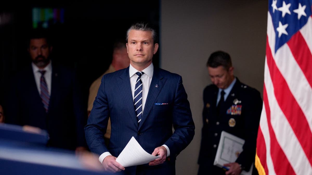 Defense Secretary Pete Hegseth