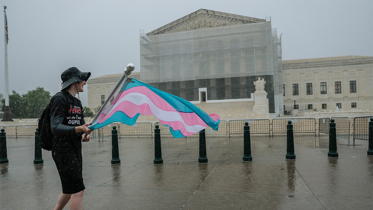 Transgender flag in Washington, D.C.