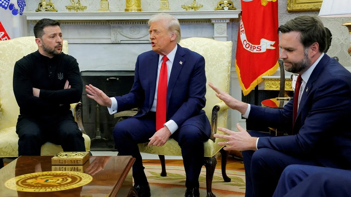 Zelenskyy, Trump, Vance in Oval Office