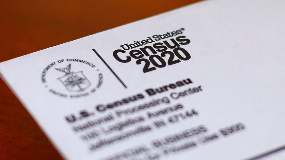 A copy of the 2020 U.S. census form