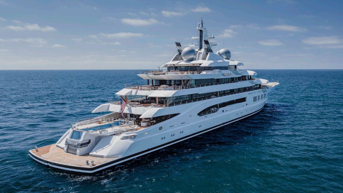 Amadea yacht underway