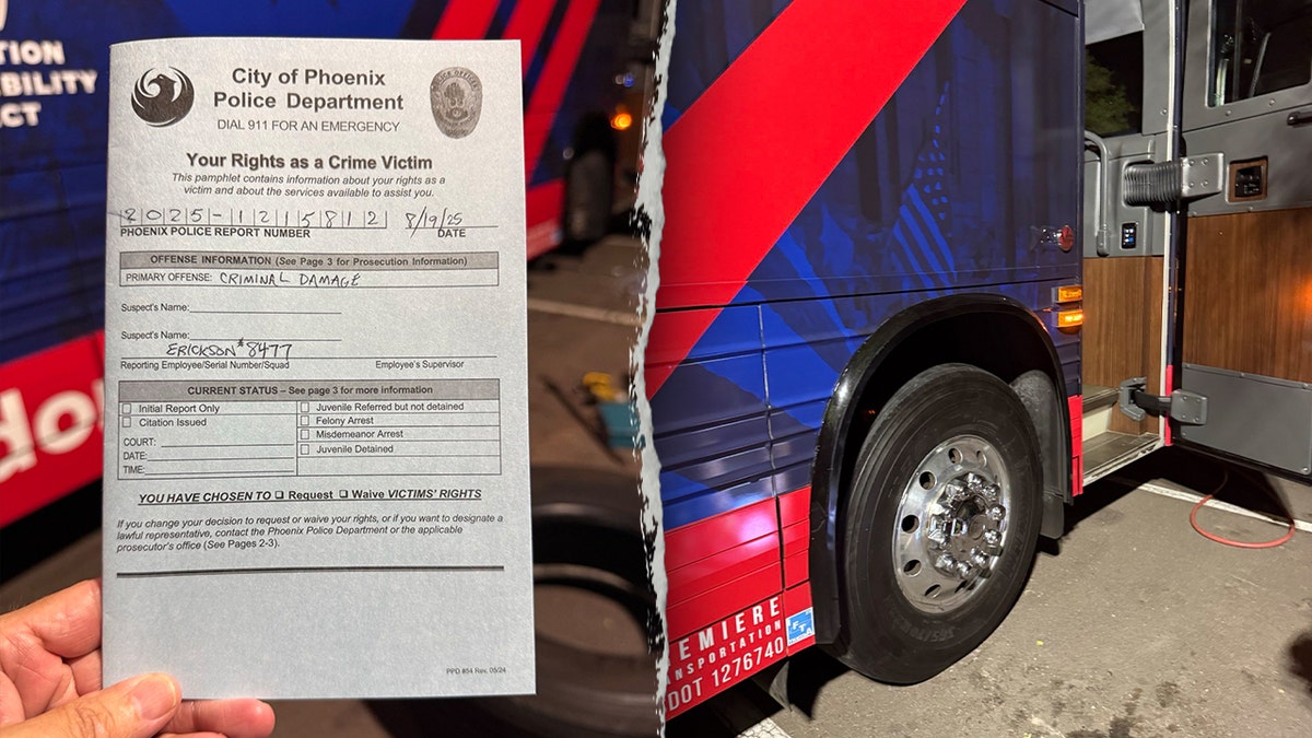 Tea Party bus vandalized