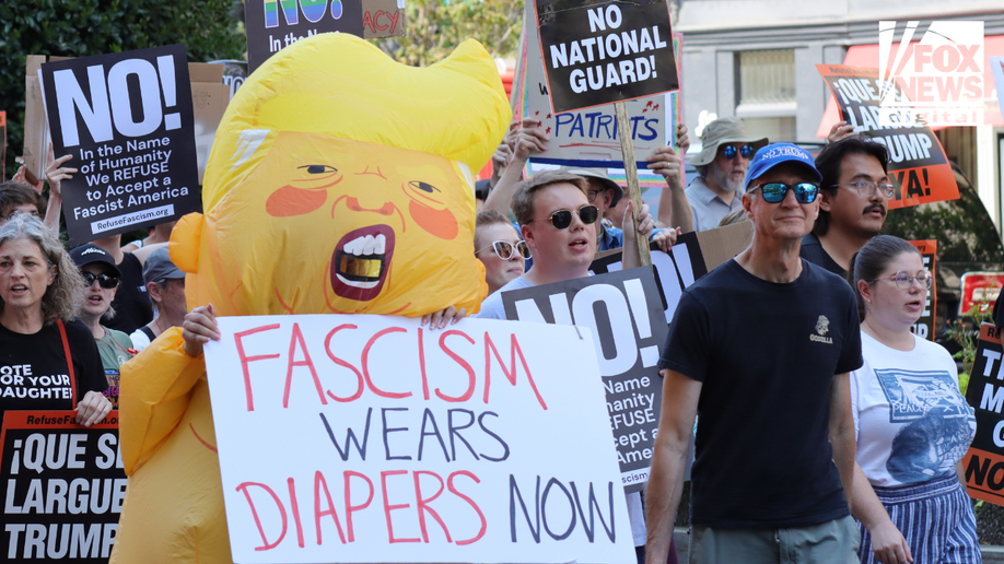 Protests march in DC against Trump