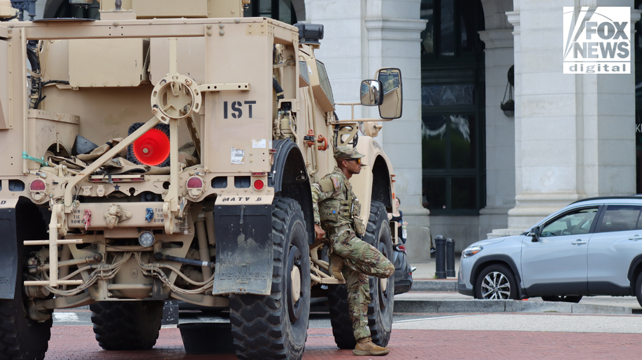 National Guard station at Union Station
