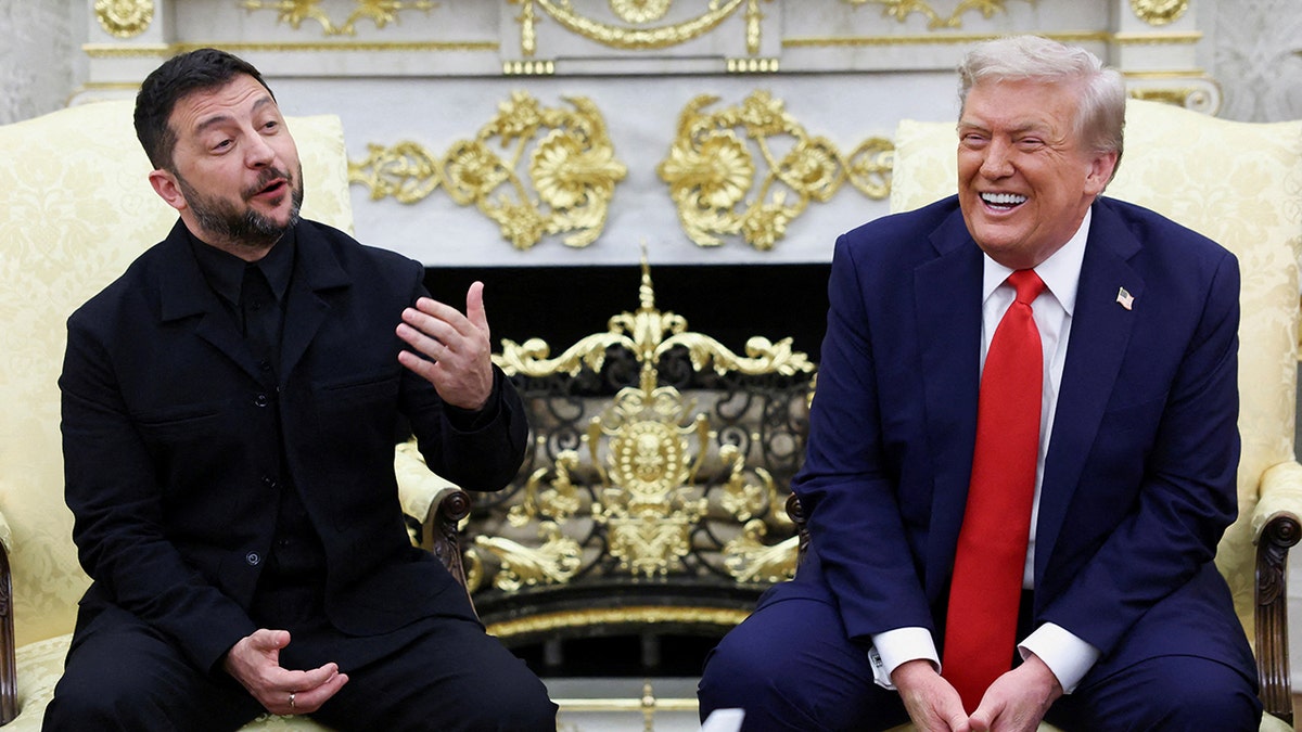 Ukrainian President Volodymyr Zelenskyy and U.S. President Donald Trump at the White House