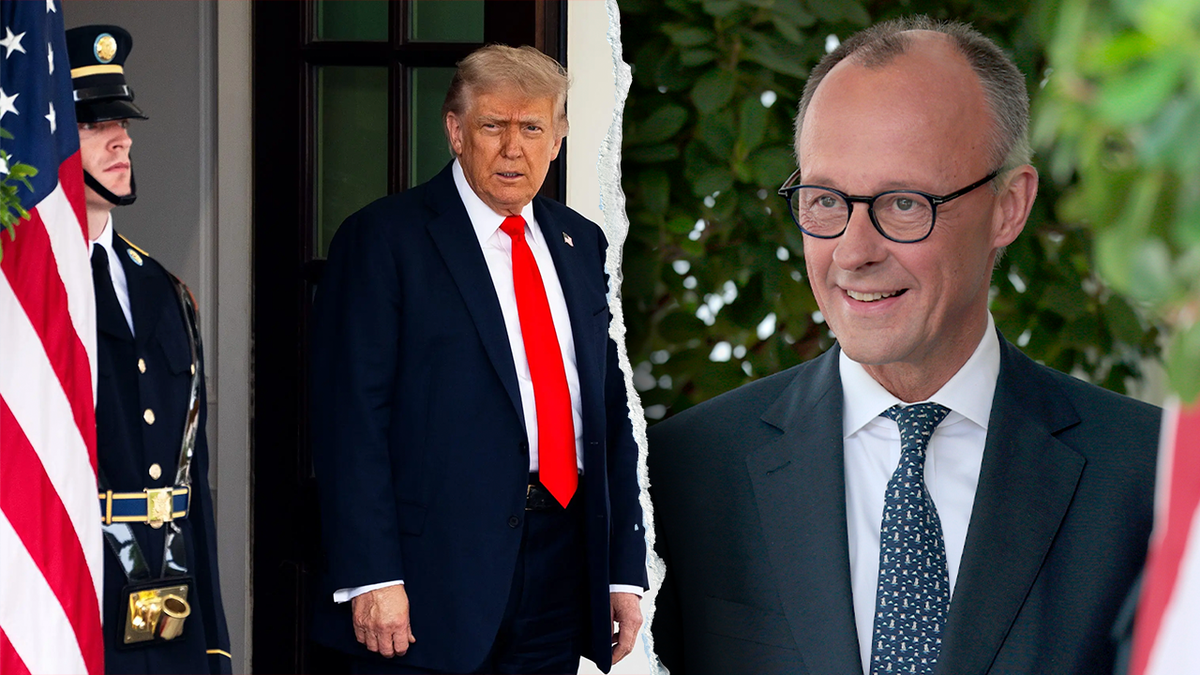 German Chancellor Friedrich Merz and President Donald Trump