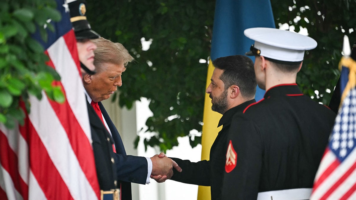 Trump and Zelensky