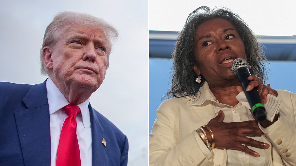 Trump praises Sears, but does not endorse her