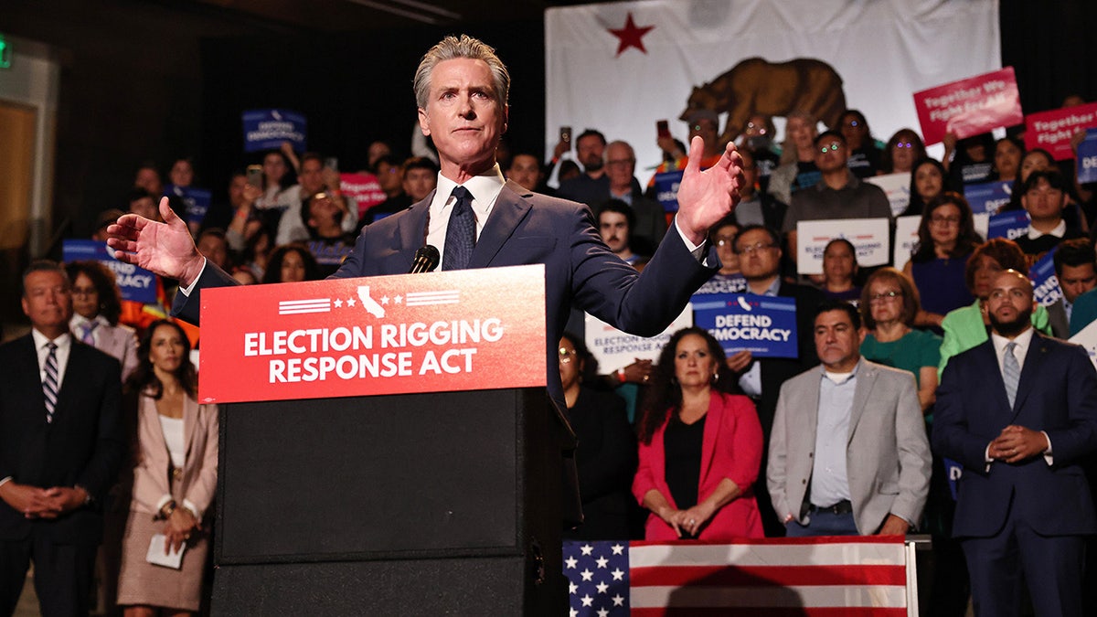Gavin Newsom on redistricting