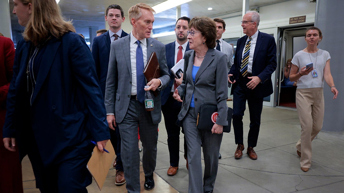 Sens. James Lankford, R-Okla., and Susan Collins, R-Maine