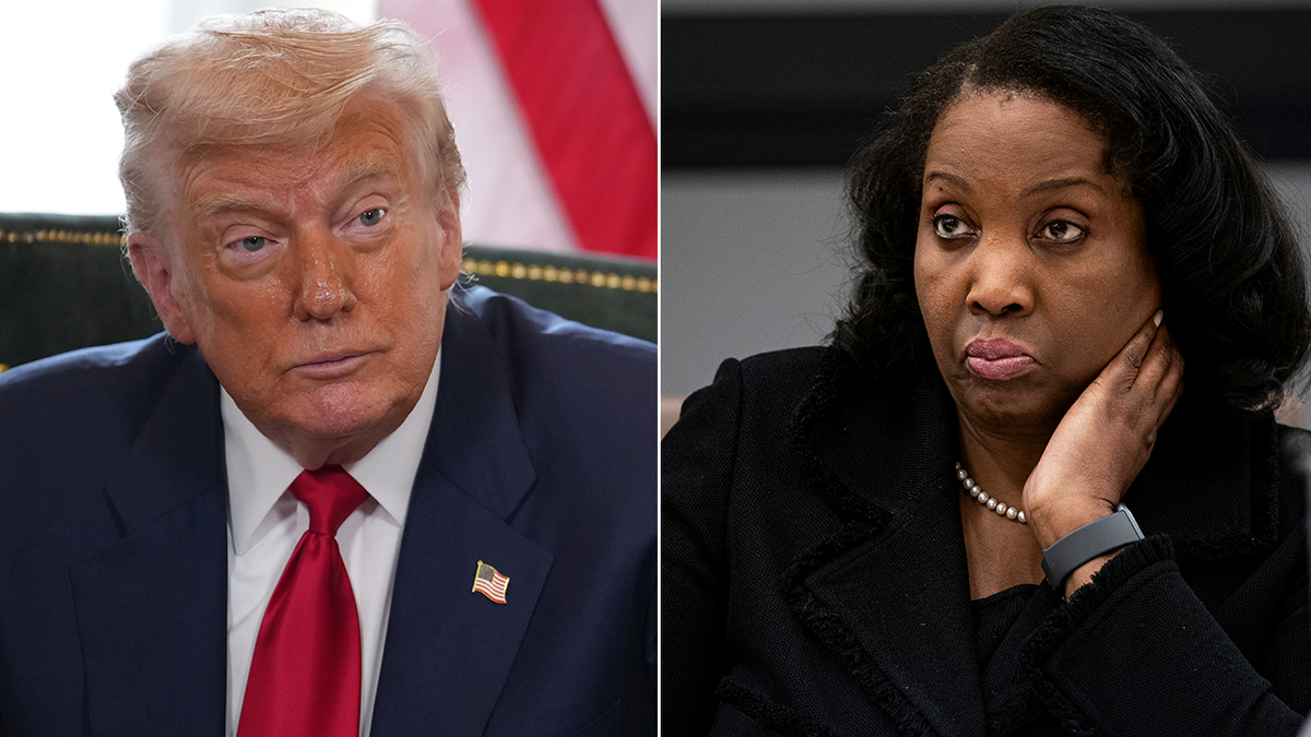 A side by side photo of President Donald Trump and Federal Reserve Governor Lisa Cook