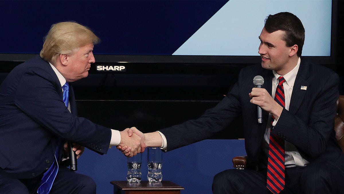 Charlie Kirk with Donald Trump