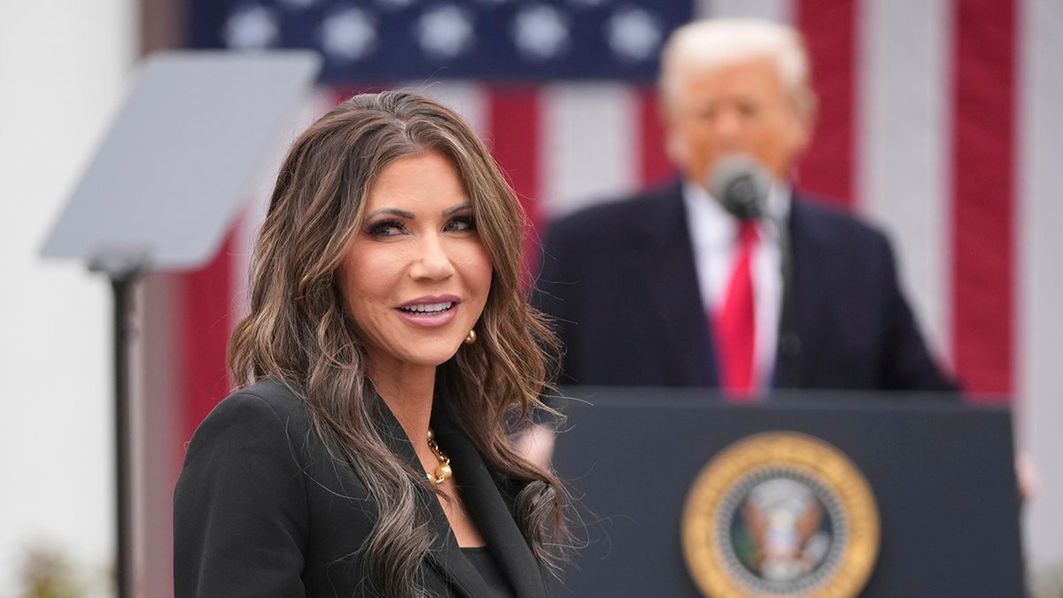 Homeland Security Secretary Kristi Noem at the White House