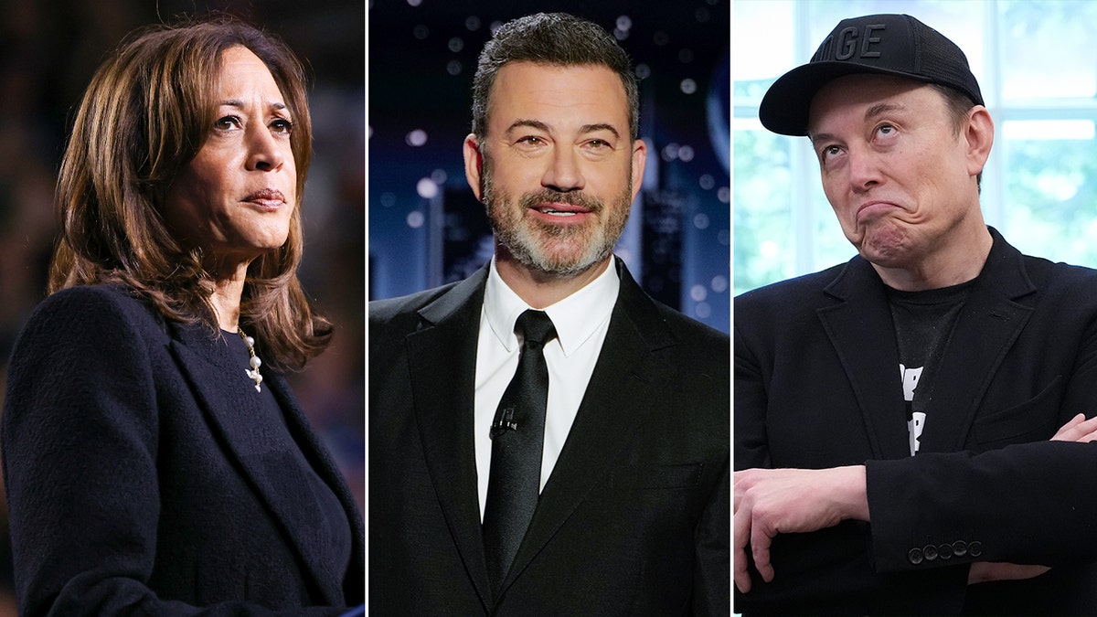 Former VP Kamala Harris, Jimmy Kimmel, Elon Musk