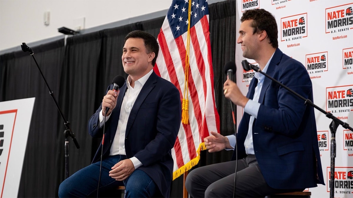Nate Morris and Charlie Kirk