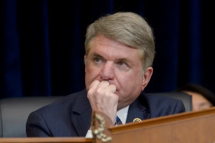 House Committee on Foreign Affairs Chairman Michael McCaul (R-TX) presides over a House Committee on Foreign Affairs hearing on Capitol Hill, in Washington, Tuesday, Sept. 24, 2024.