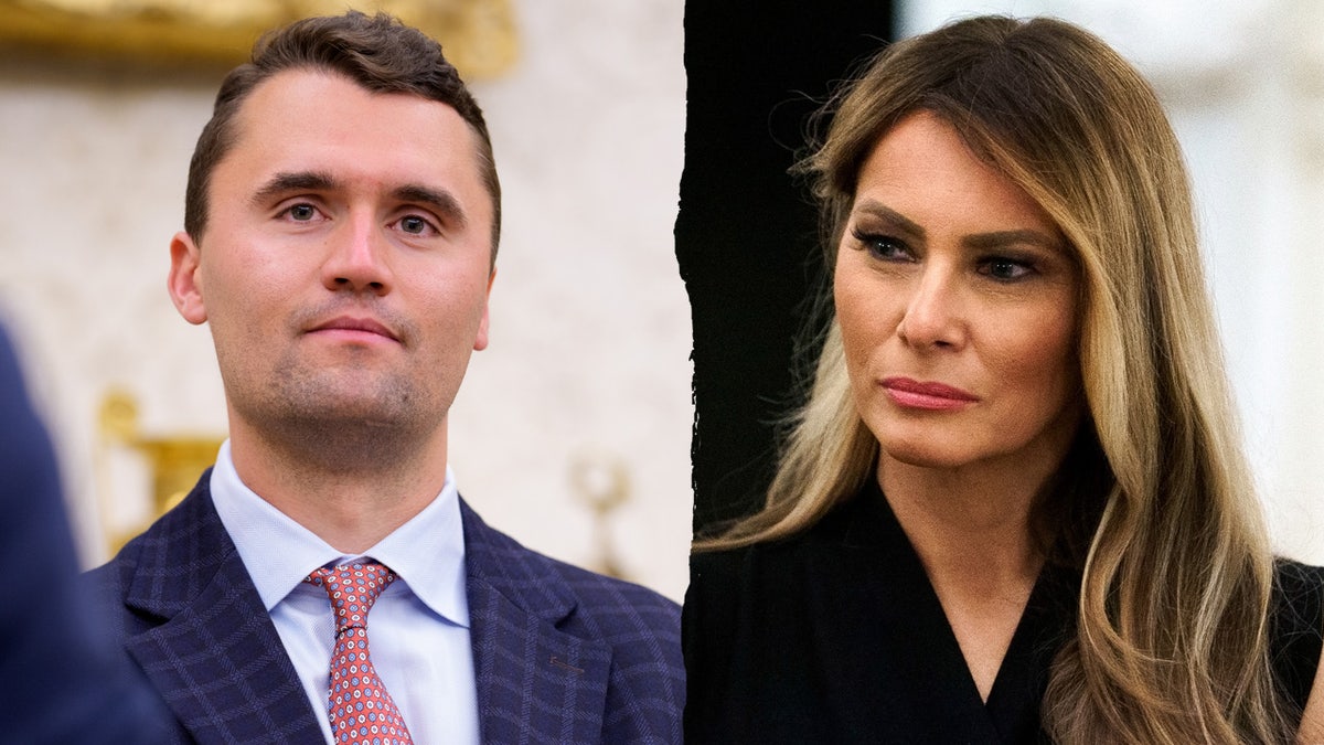 Charlie Kirk and Melania Trump