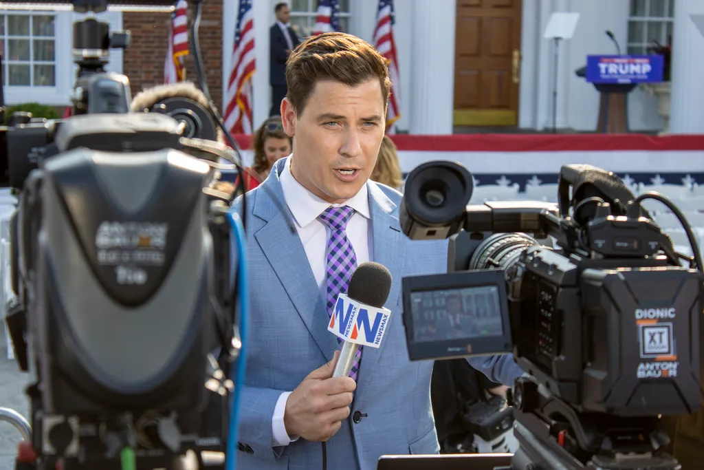 Newsmax correspondent Jon Glasgow reports from Trump National Golf Club Bedminster on Tuesday, June 13, 2023, in Bedminster, New Jersey.