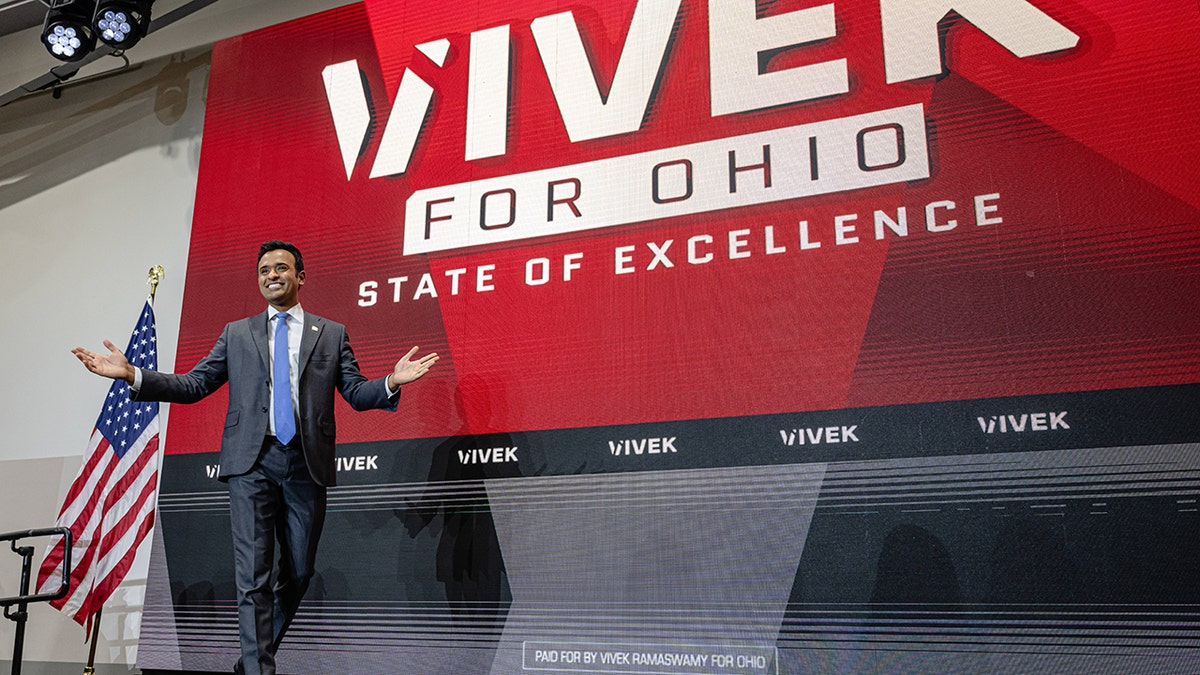 Ramaswamy at Vivek for Ohio rally