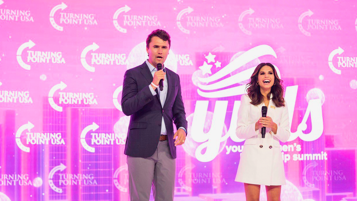 Charlie Kirk and Alex Clark