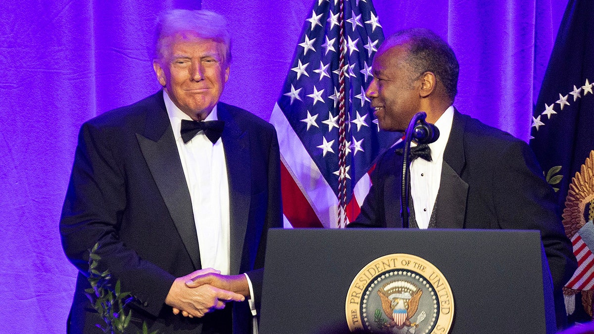 President Donald Trump and Ben Carson