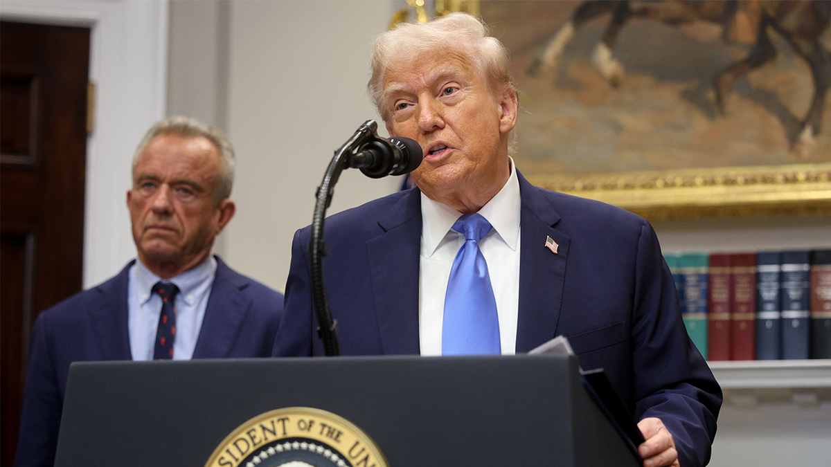 HHS Secretary Robert Kennedy and President Donald Trump