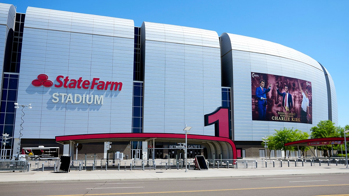 Charlie Kirk memorial services at State Farm Stadium