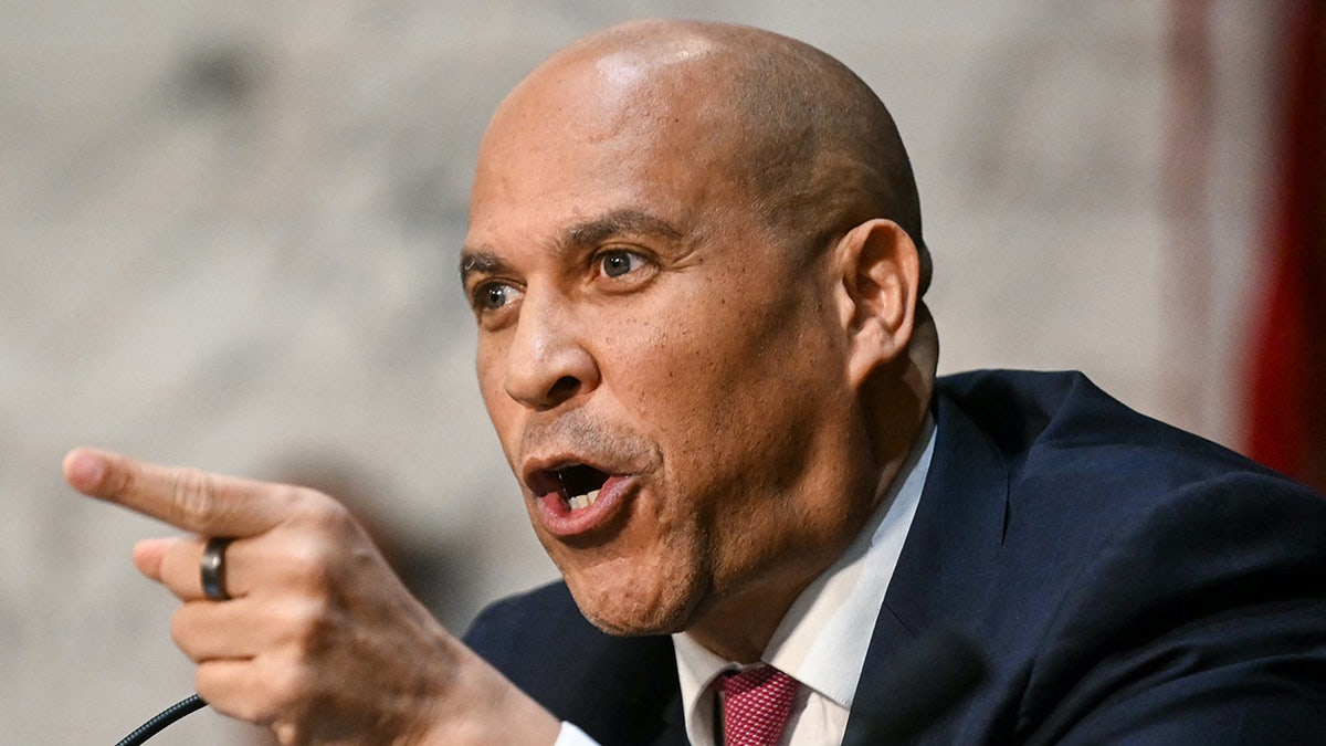 Cory Booker at hearing