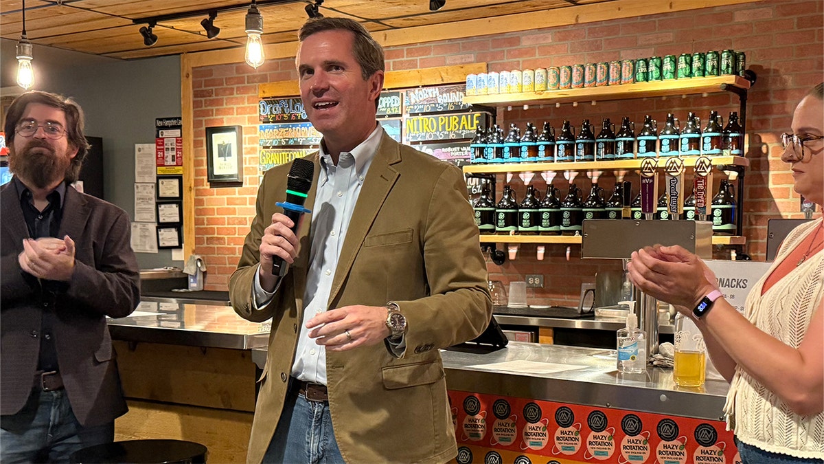 Gov. Andy Beshear of Kentucky in New Hampshire