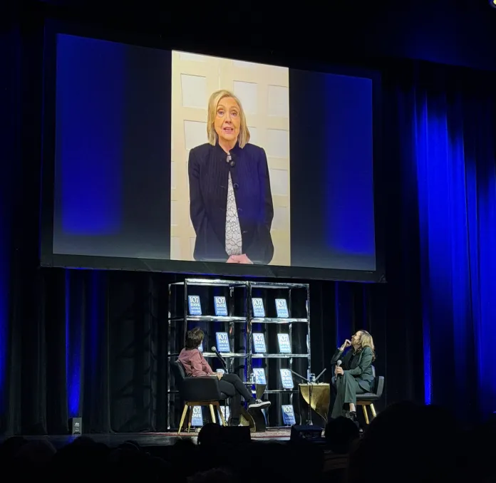 Kamala Harris 107 Days book tour D.C. Hillary Clinton