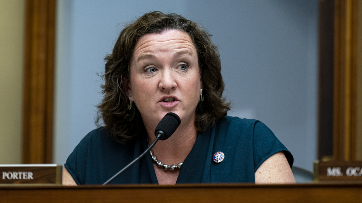 Katie Porter speaking