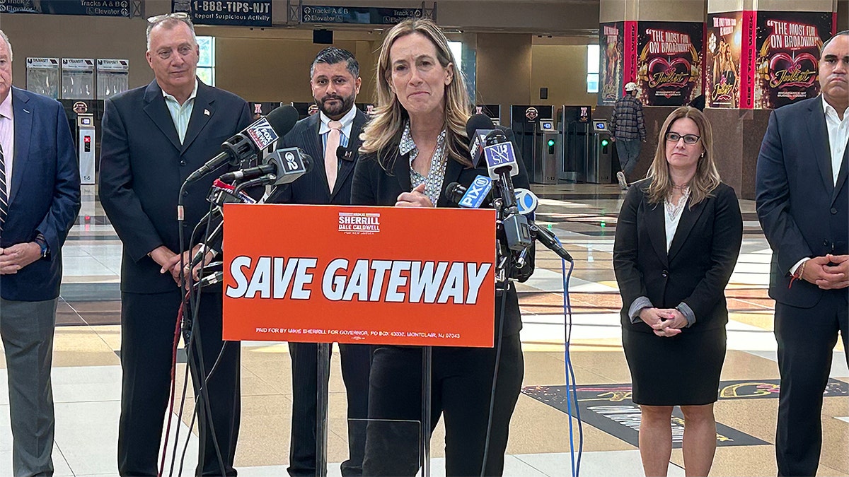 Democratic gubernatorial nominee Rep. Mikie Sherrill of New Jersey