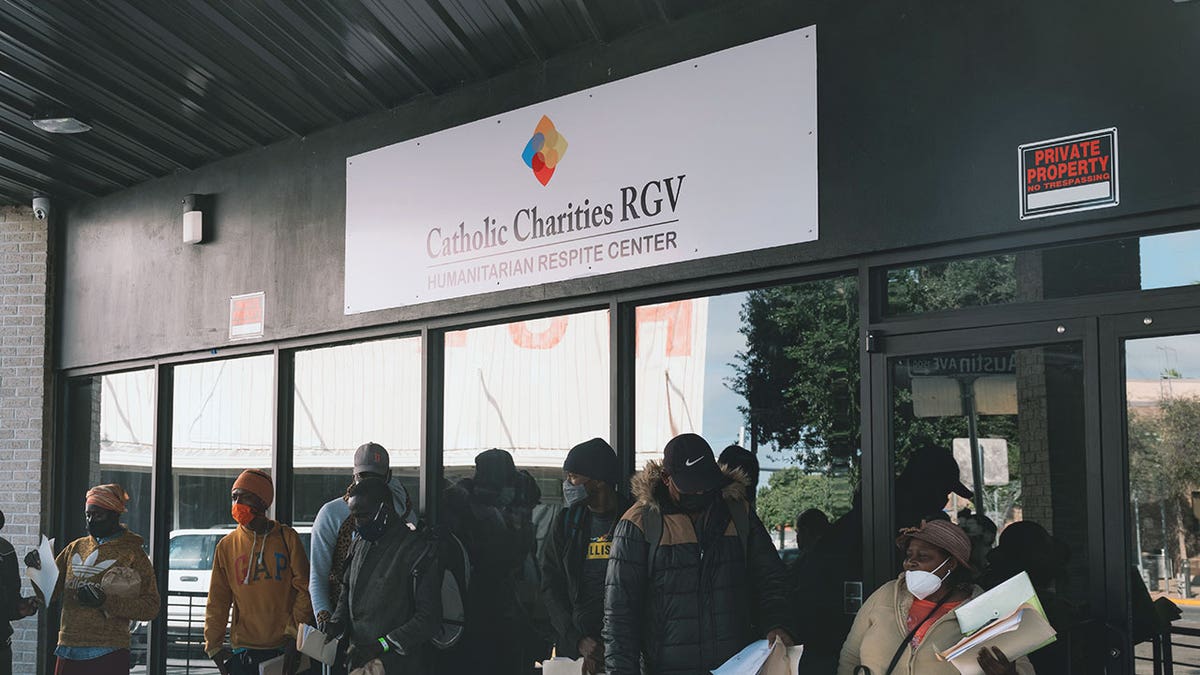 Exterior shot of Catholic Charities RGV Humanitarian Respite Center.