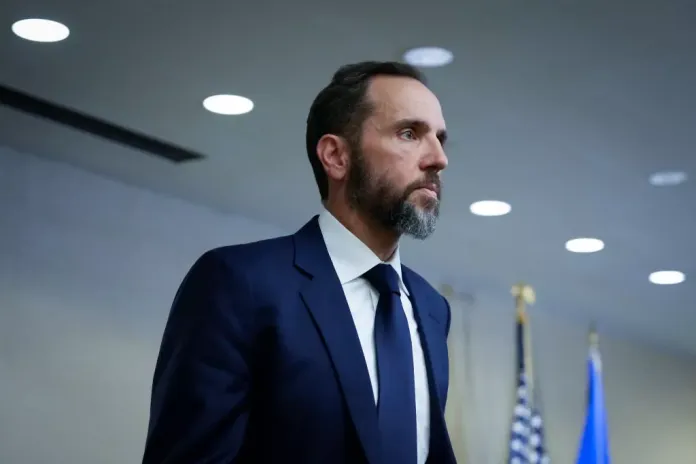 Special counsel Jack Smith delivers remarks on a recently unsealed indictment including four felony counts against former President Donald Trump