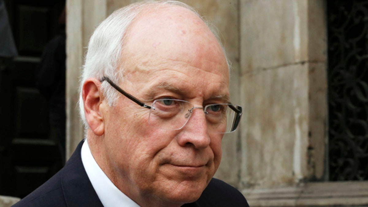 FILE: April 17, 2013: Former Vice President Dick Cheney at a funeral service of former British Prime Minister Margaret Thatcher at St. Paul's Cathedral, in London, England.