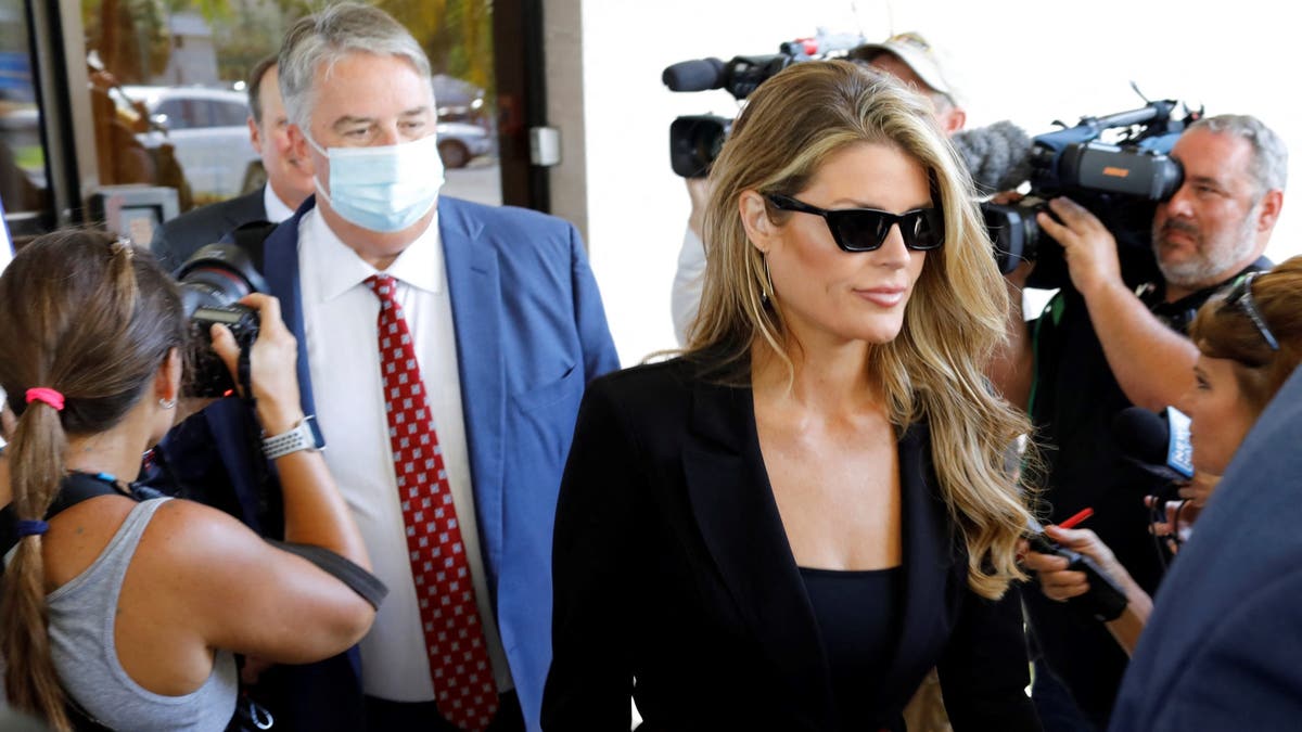 Attorney Lindsey Halligan leaves courthouse