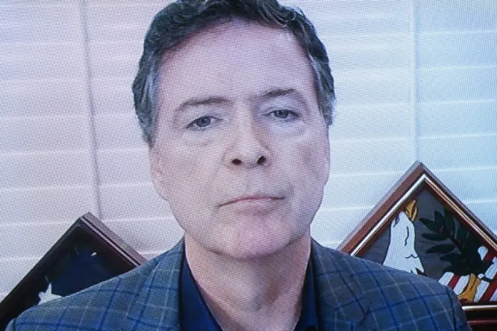 Former FBI director James Comey.