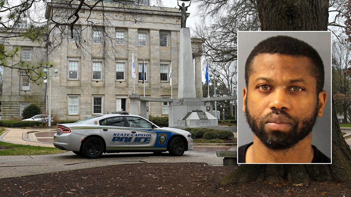 North Carolina State Capitol building and Rep. Cecil Brockman