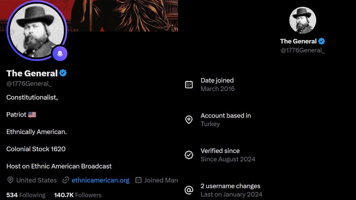 screenshots of an X account