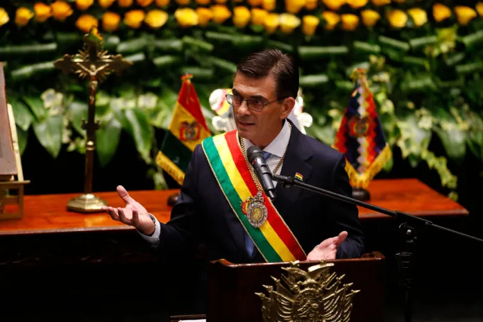 Inaugural address of Bolivian President Rodrigo Paz.