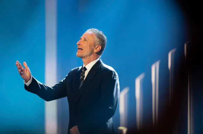 Comedian Jon Stewart.