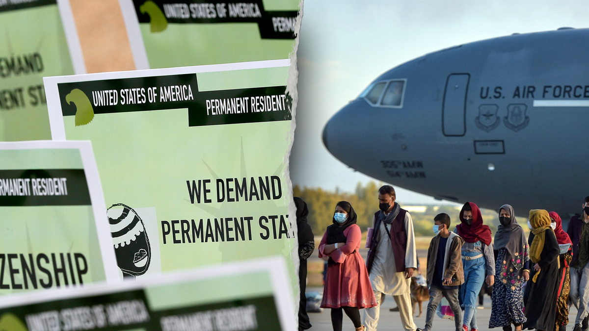 Green cards and Afghan withdrawal jet