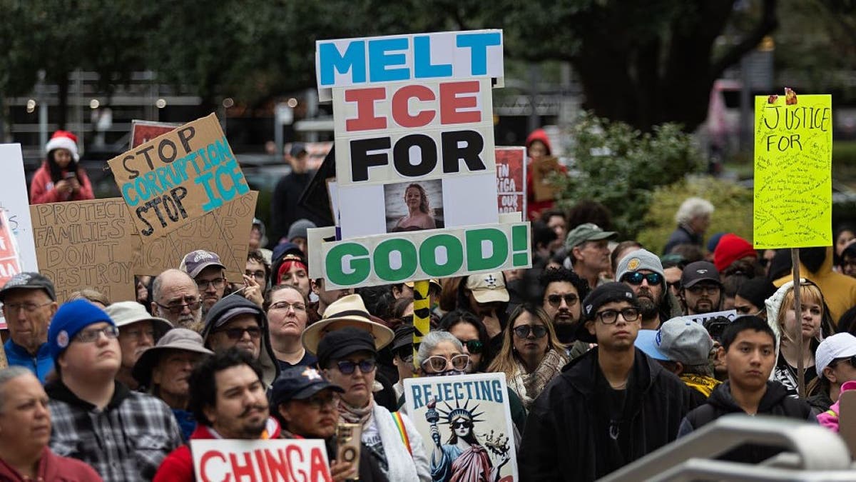 Anti-ICE protesters