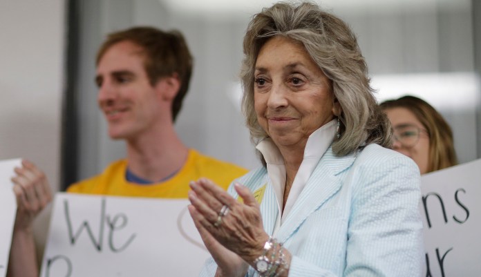 Rep. Dina Titus, D-Nev., is working to adopt legislation that would put states in control of where a federal nuclear waste repository goes. (AP Photo/John Locher)