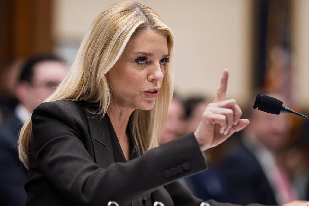 Attorney General Pam Bondi testifies before a House judiciary committee oversight hearing