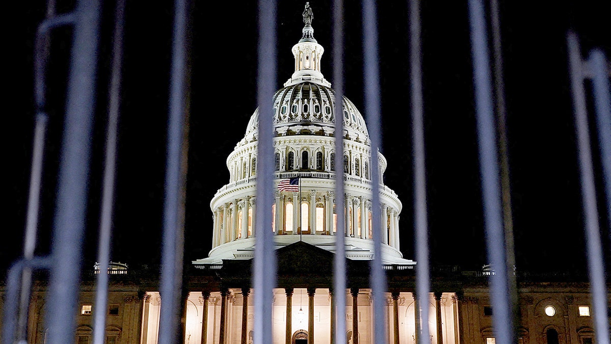 A photo of the Capitol dome in Washington, DC
