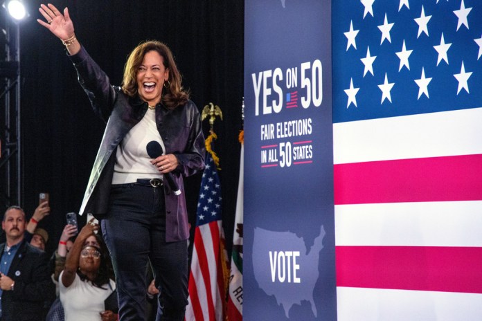 Former Vice President Kamala Harris.