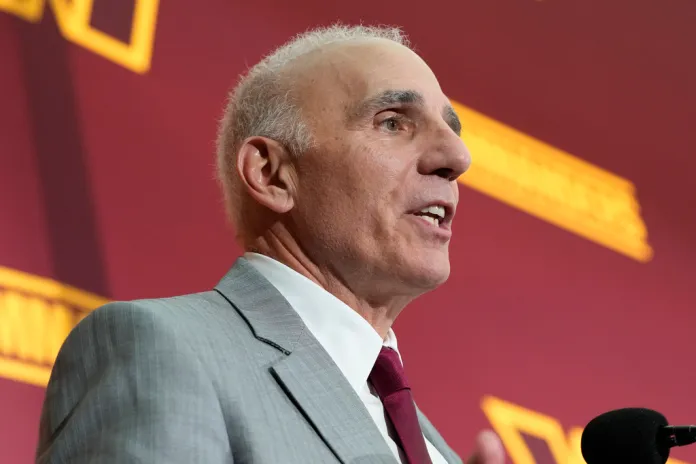 Mitchell Rales, Washington Commanders owner speaks.