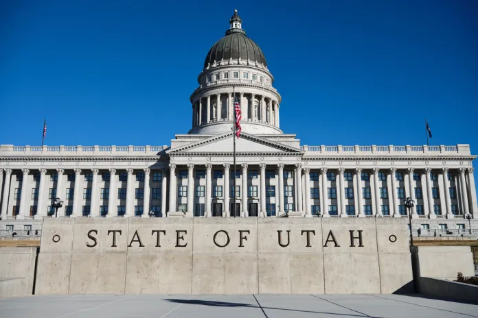 The Utah State Capitol, Sunday, Jan. 18, 2026, in Salt Lake City.