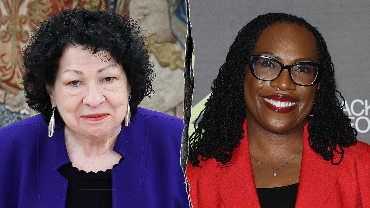 Sonia Sotomayor and Ketanji Brown Jackson standing together